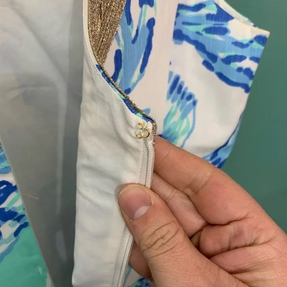 Lily Pulitzer Emery Shift Dress in Barefoot Princess in Resort White Size 4 - Picture 12 of 15